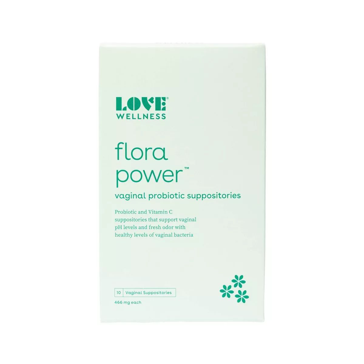 Love Wellness Flora Power For Balanced Vaginal Bacteria & Odor Suppositories - 10ct | Target