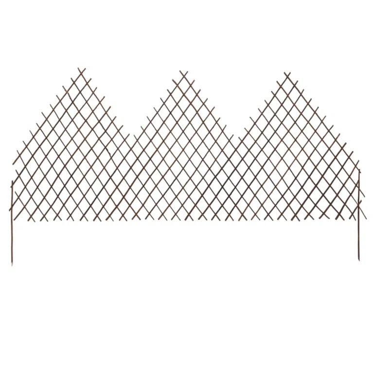 Willow Trellis Plant Support Expandable Lattice Fence Willow | Wayfair North America