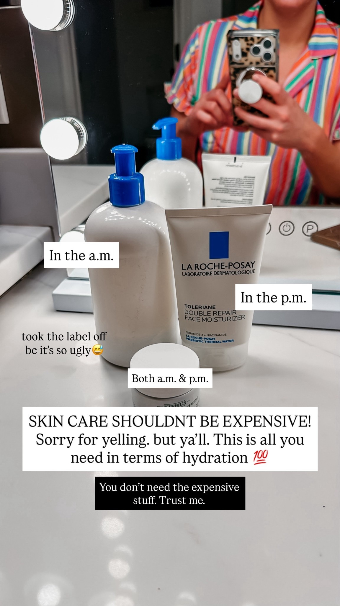 SKIN CARE SHOULDNT BE EXPENSIVE. Sorry for yelling… but ya’ll. This is all you need in terms of hydration 💯

#LTKselfcare #LTKgrwm #LTKmomlife