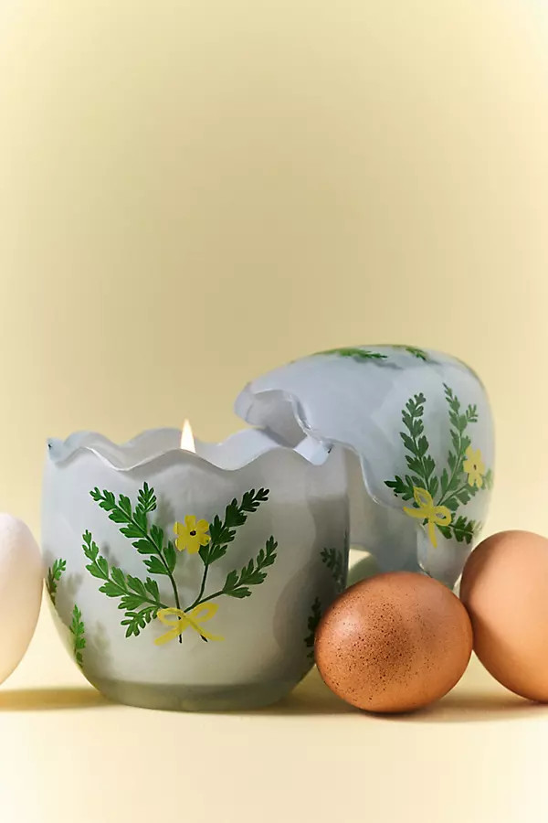 Easter Egg Fresh Cotton Blossom & Neroli Glass Candle | Anthropologie (US)
