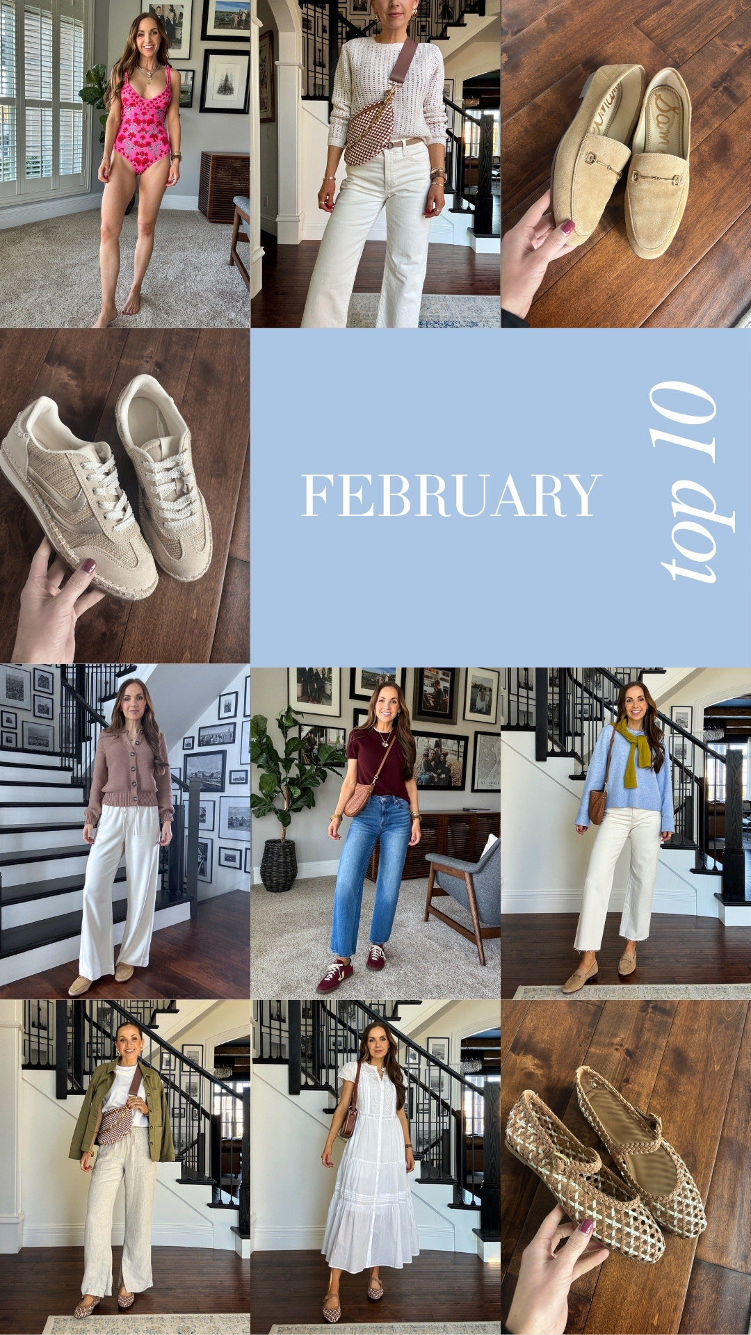My February top 10!! This is such a good mix and has me so excited for spring!  

 

#LTKSeasonal