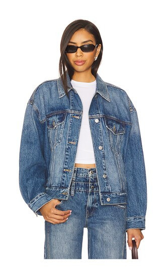 PISTOLA Hurley Denim Jacket in Blue. - size XS | Revolve Clothing (Global)