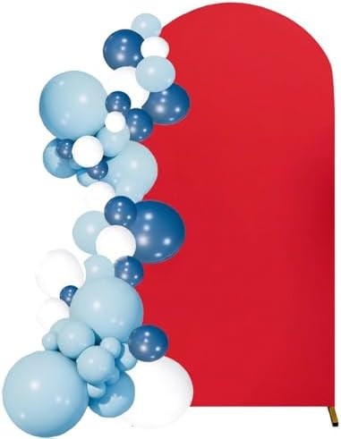 U+U 7.2FT Wedding Arch Cover Spandex Arch Backdrop Cover for Birthday Party Ceremony Banquet Deco... | Amazon (US)