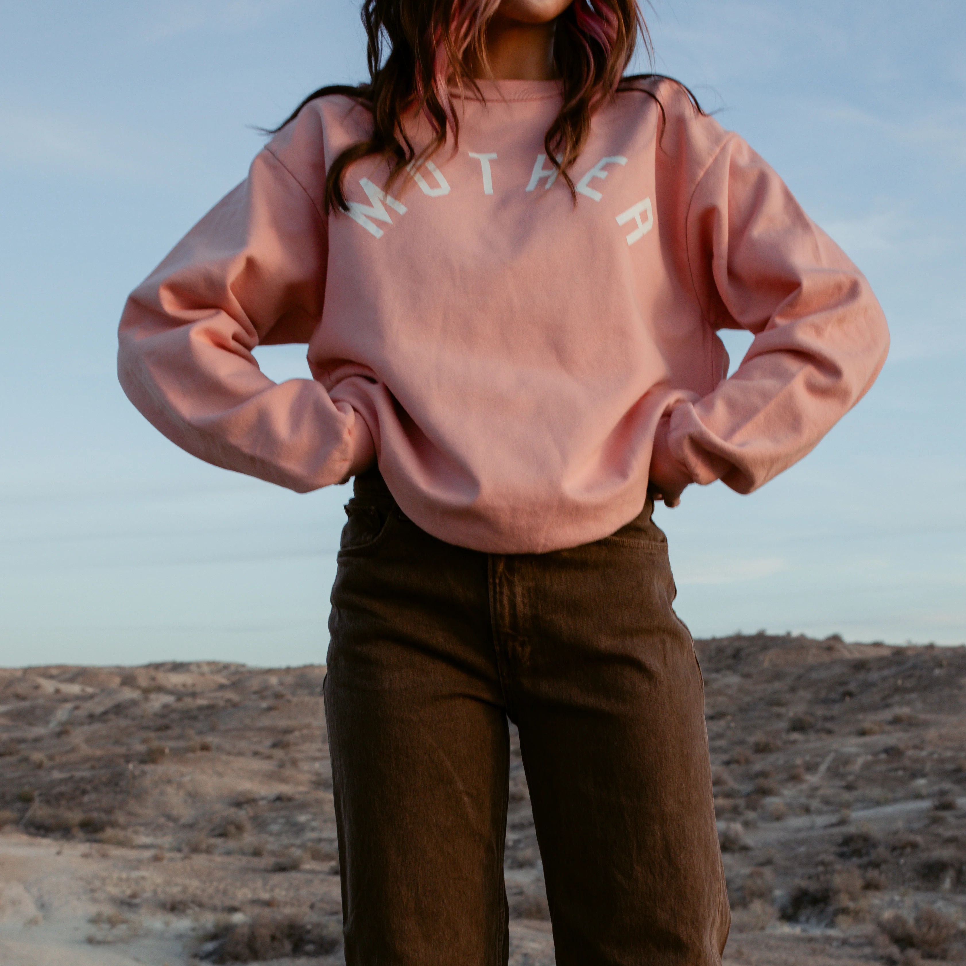 Womens Mother Forever Sweatshirt in Coral Color | Ford and Wyatt