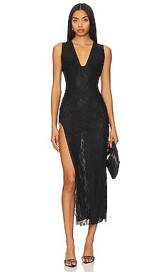 The Bodee Bellucci Dress in Black from Revolve.com | Revolve Clothing (Global)