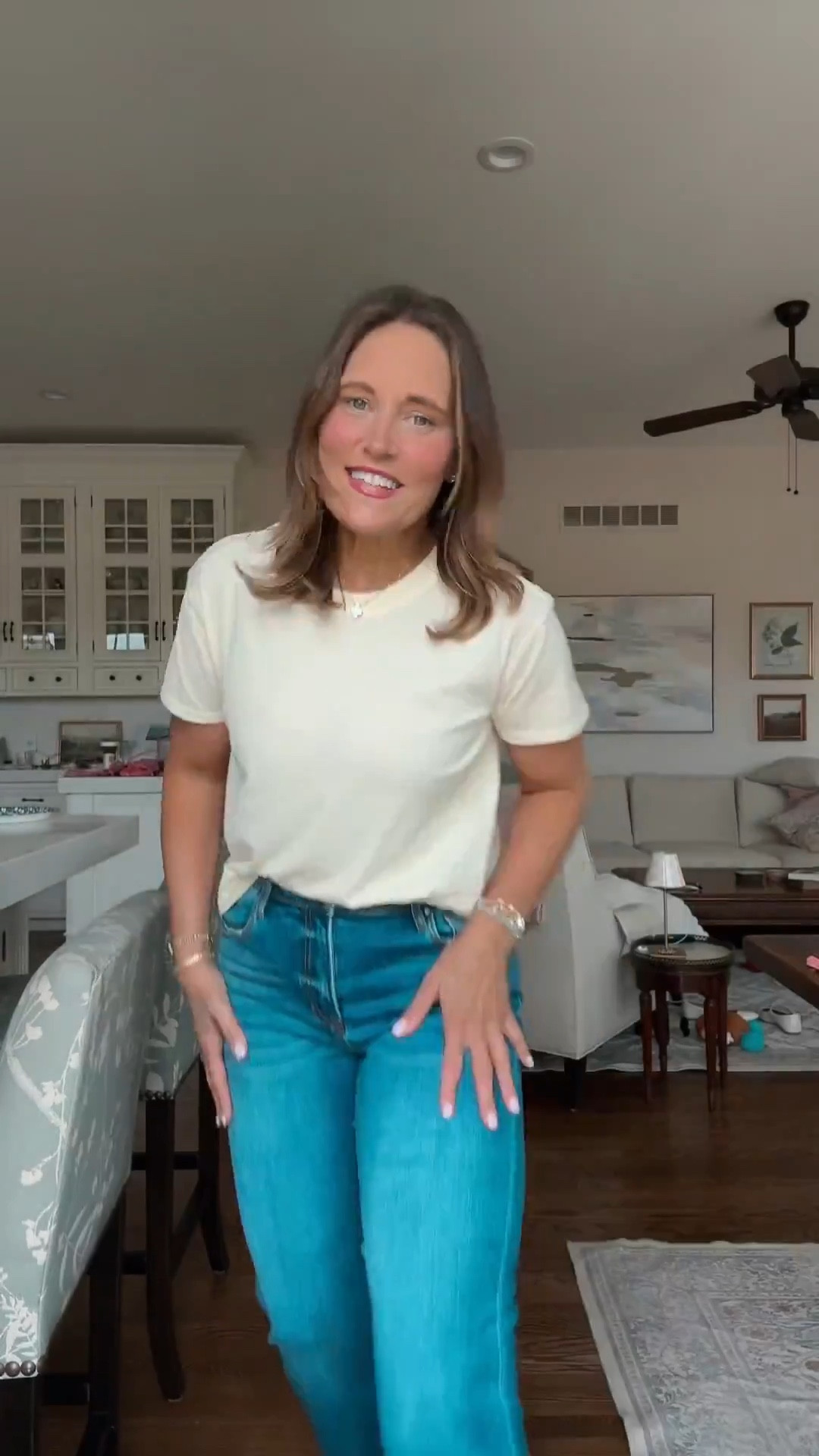 These are our go-to beach-ready jeans for evening walks or lunch time. We love cuffing them for that relaxed feel, and they’re so comfortable and flattering. Just add a cute top and a cozy sweater and you’re set for the night.

#LTKgrwm #LTKdayinmylife #LTKootd