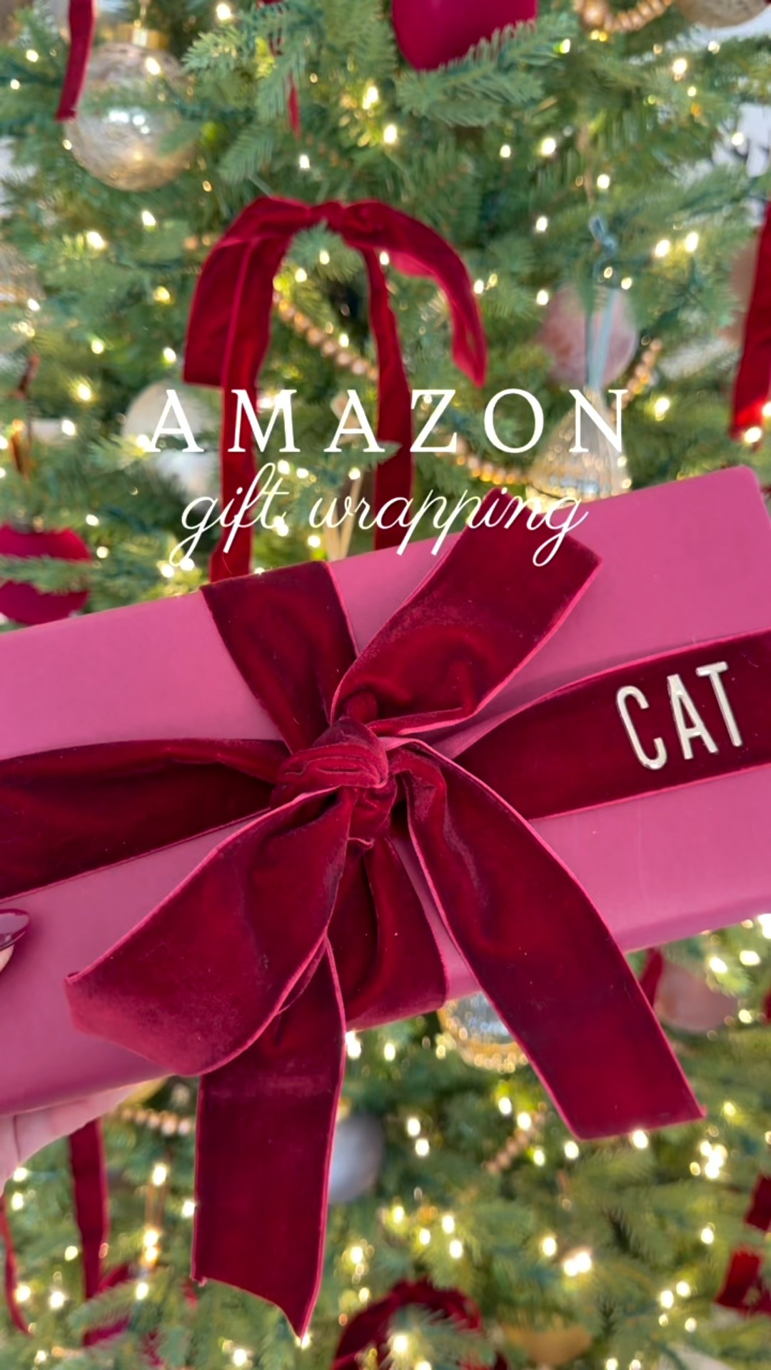 The prettiest gift wrapping idea. Sticker letters for Christmas tags is so smart. Amazon gift wrapping. 

#LTKFindsUnder50 #LTKGiftGuide #LTKHoliday