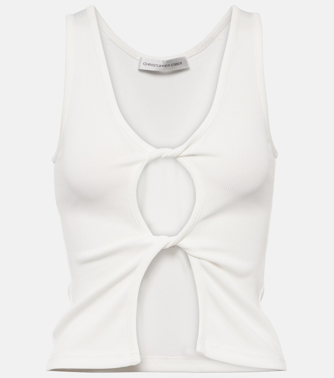 Cutout jersey tank top | Mytheresa (US/CA)