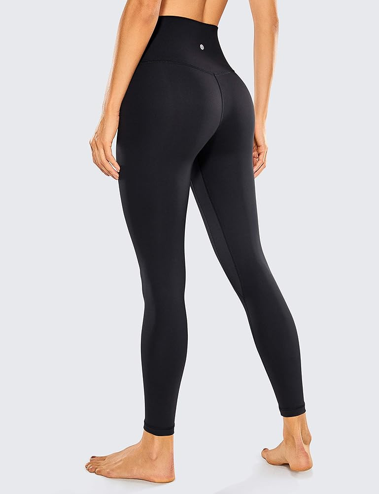 CRZ YOGA Women Naked Feeling Yoga Pants 25 Inches - 7/8 High Waisted Workout Leggings | Amazon (US)
