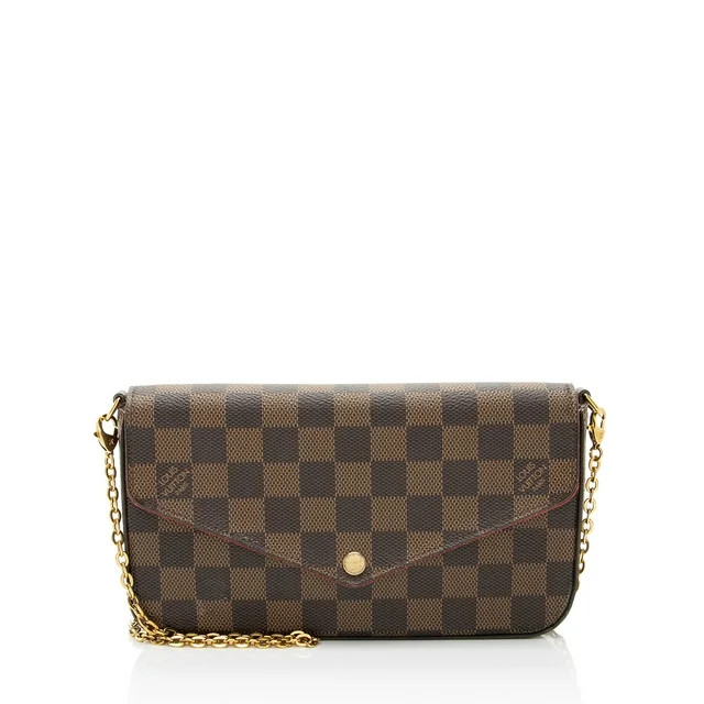 Pre-Owned Louis Vuitton Damier Ebene Felicie Pochette | Walmart (US)