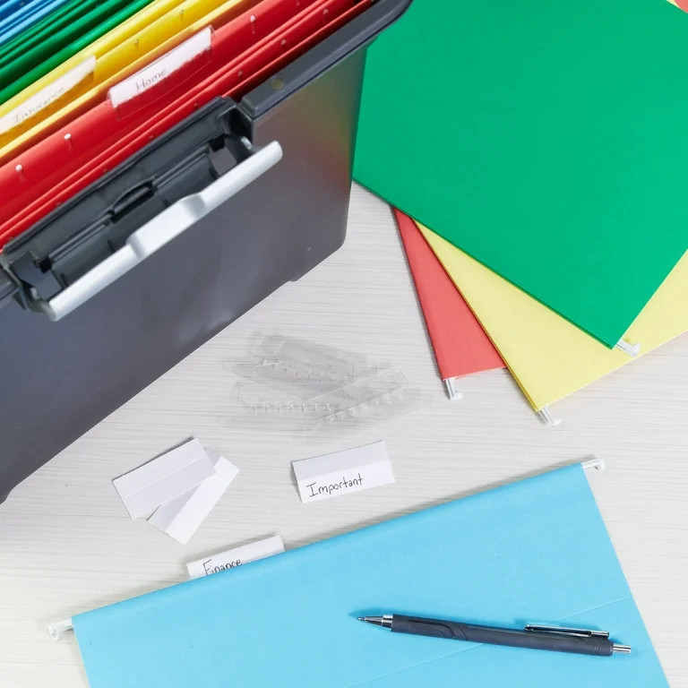 Pen+Gear Assorted Colors Letter sized Hanging File Folders, 25 Count - Walmart.com | Walmart (US)