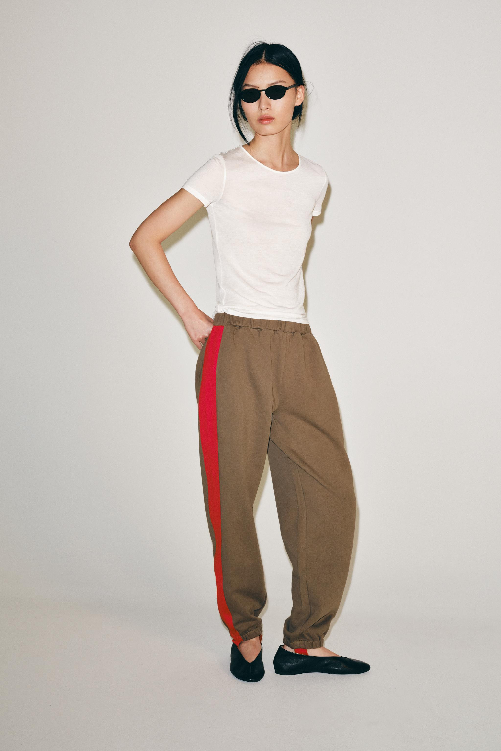 STIRRUP SIDE-STRIPE TROUSERS | Zara US