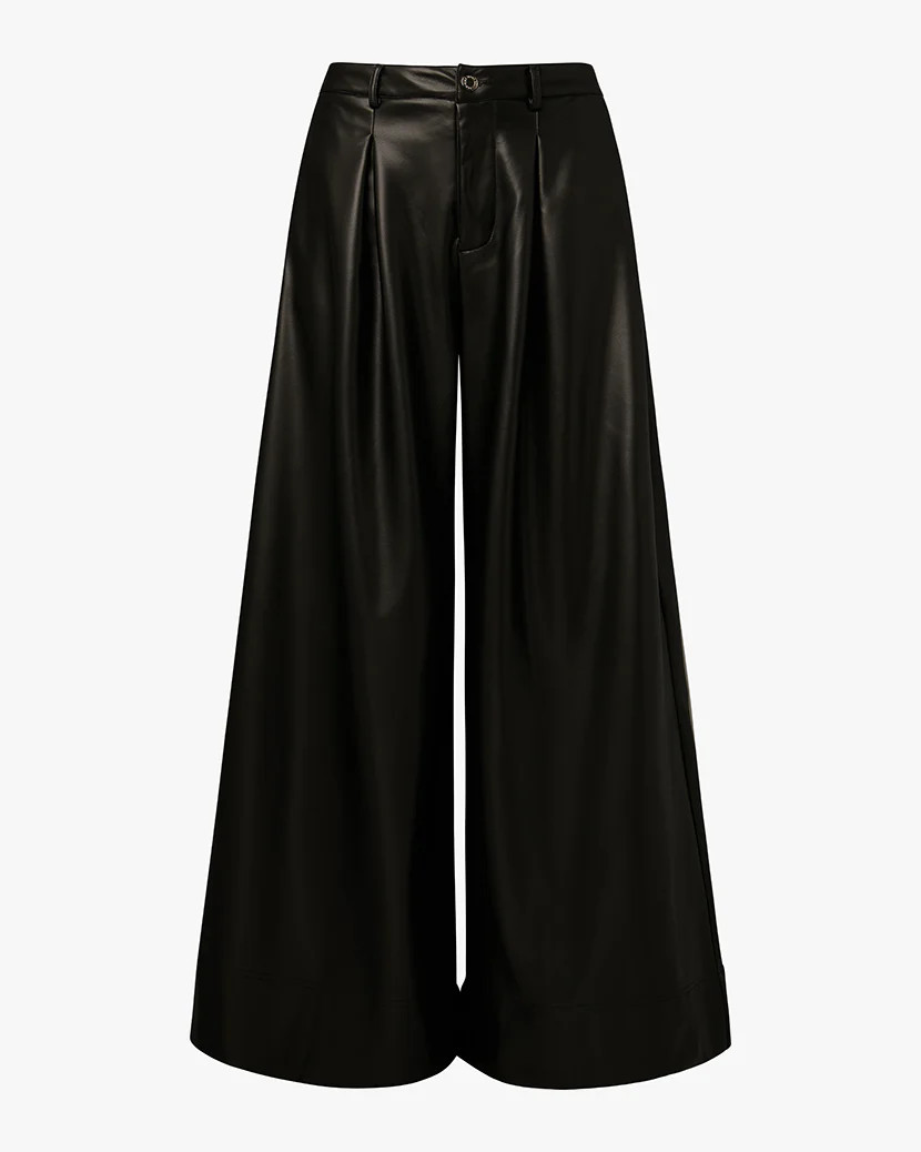 Vegan Leather Extreme Wide Leg Pant | We Wore What