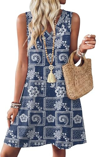 Wiholl Spring Dresses for Women Summer Dresses Beach Vacation Essentials Sundresses for Women Hawaiian Wedding Guest Formal Dresses Graduation Dress Fashion Clothing Resort Wear Airport Outfits XL | Amazon (US)