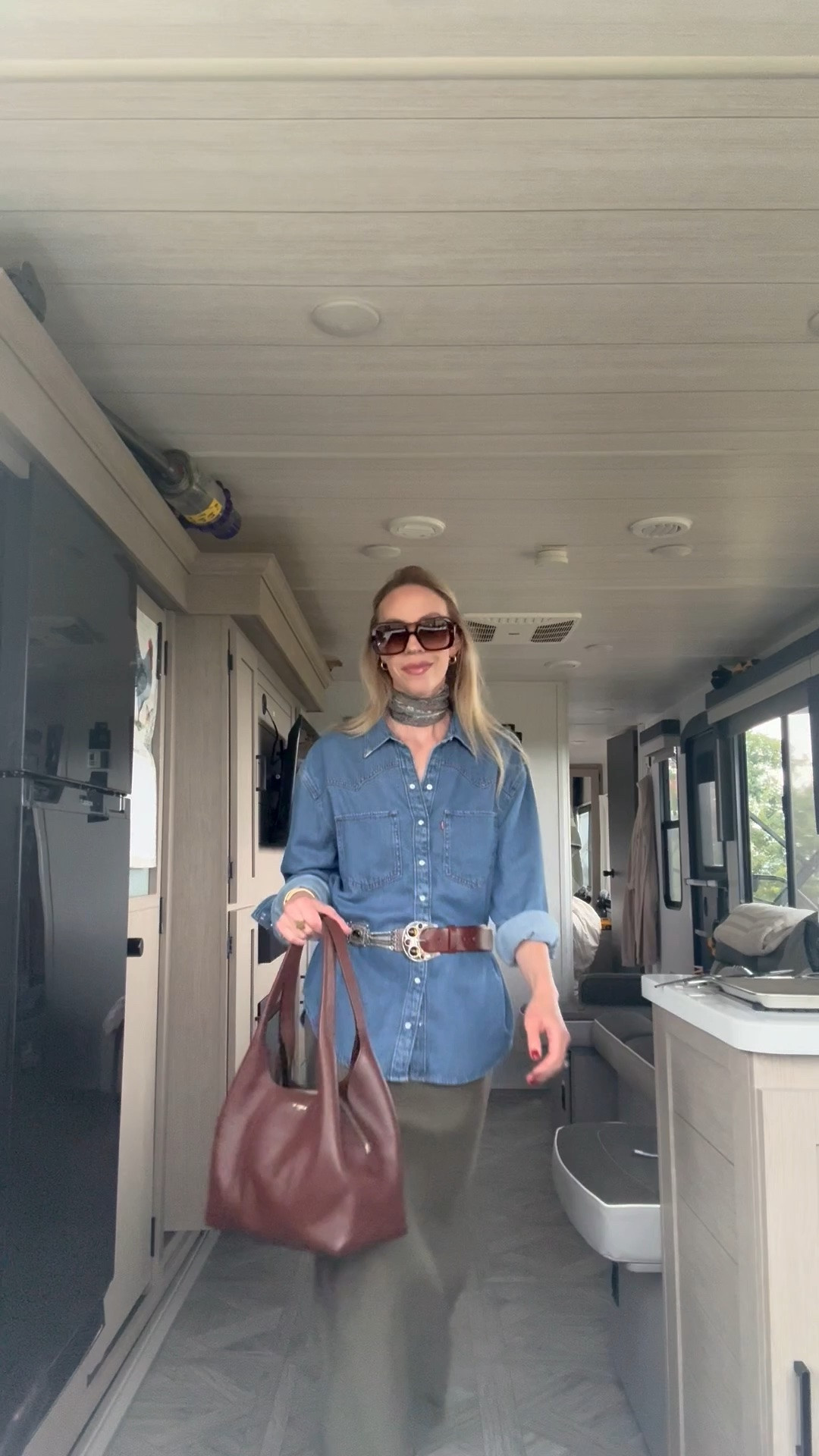 @levi denim shirt is on sale under $45

Western fall outfit with oversized denim jacket, paisley scarf, @Zara western belt, linen maxi skirt

#LTKSaleAlert #LTKSeasonal #LTKOver40