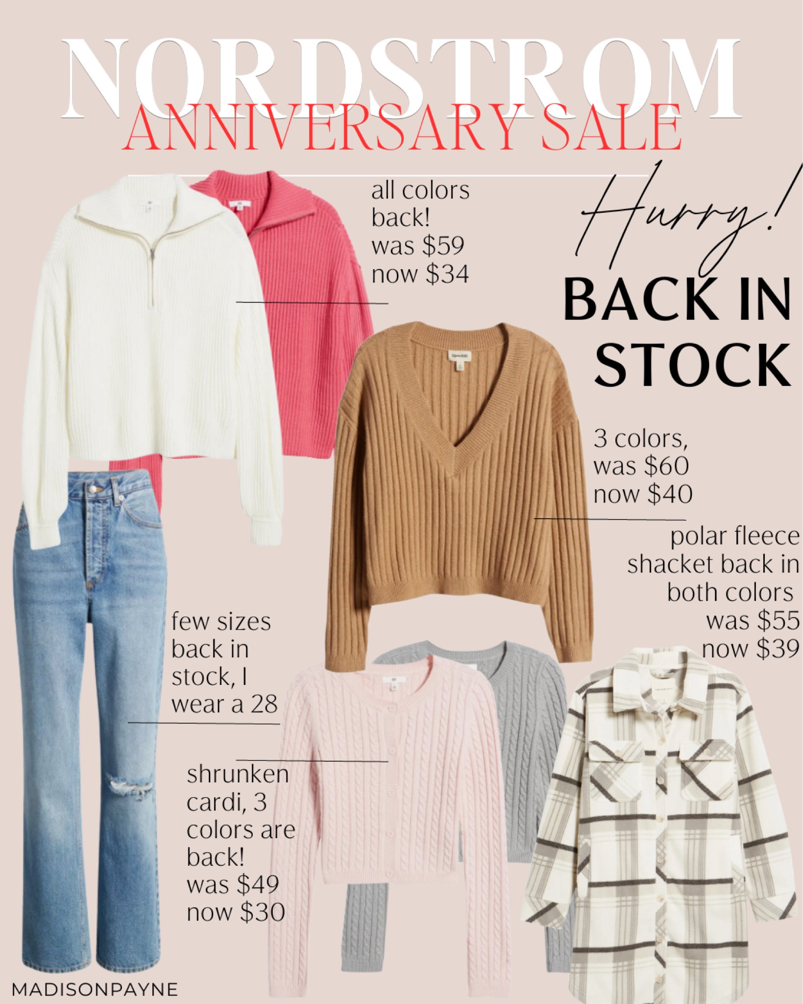 NSale 🚨 back in stock! 

Nordstrom Anniversary Sale, NSale, Nordstrom Sale, Madison Payne

#LTKxNSale #LTKsalealert #LTKSeasonal
