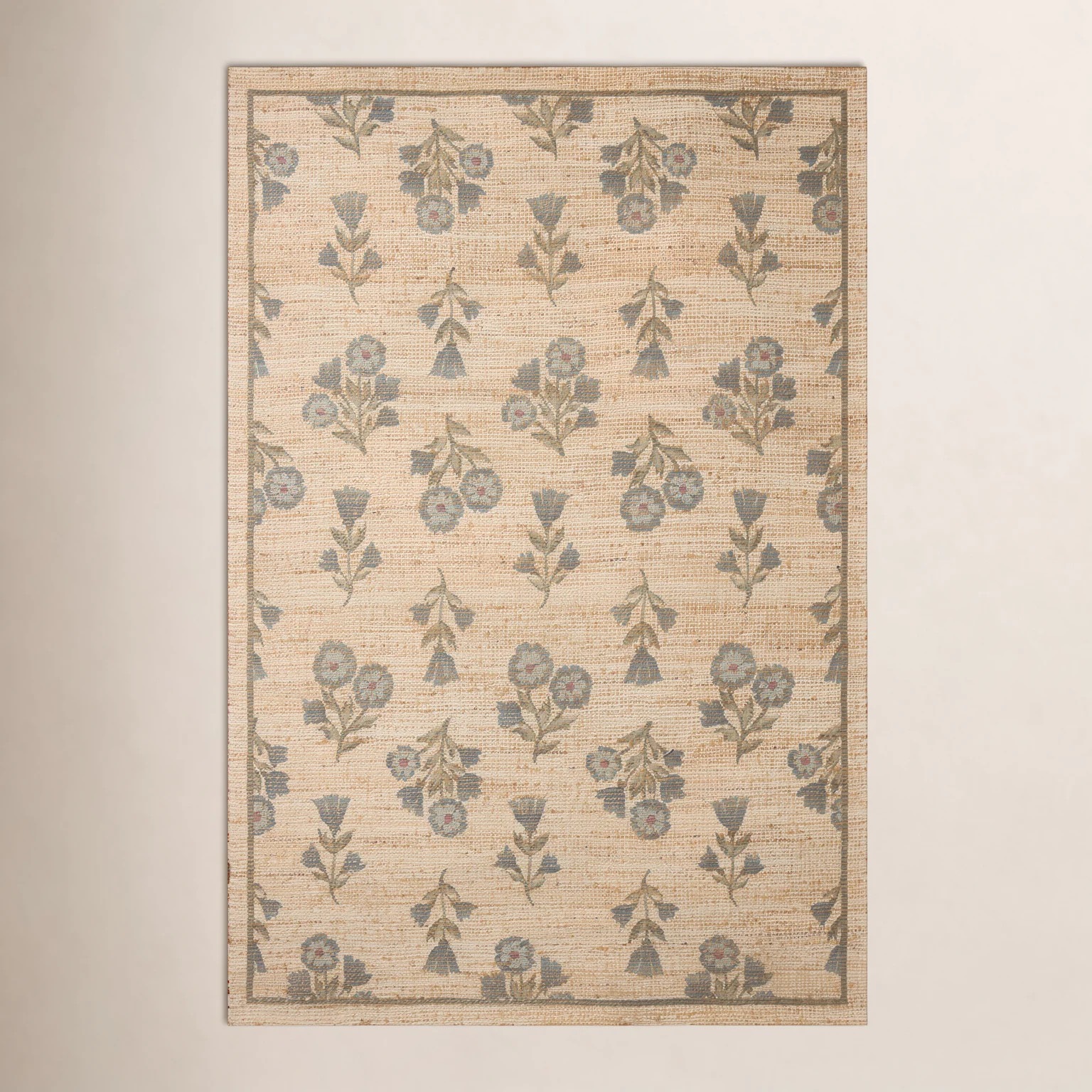 Chris Loves Julia x Loloi Rue Moss Blue Rug | Birch Lane