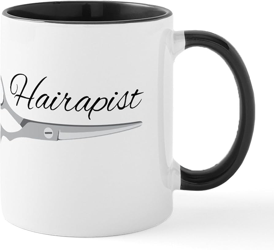 CafePress Hairapist Mugs 11 oz (325 ml) Ceramic Coffee Mug | Amazon (US)