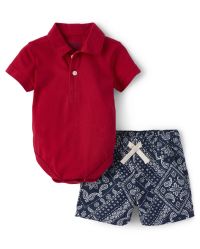 Baby Boys Matching Family Bandana Outfit Set - Multi Clr | The Children's Place