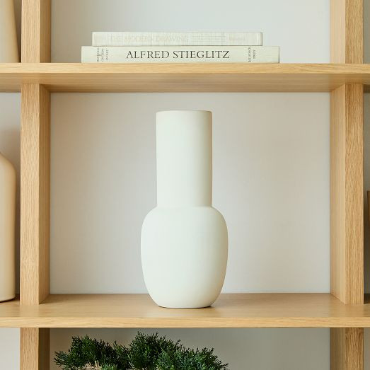 Foundations Whitewash Vases | West Elm (US)