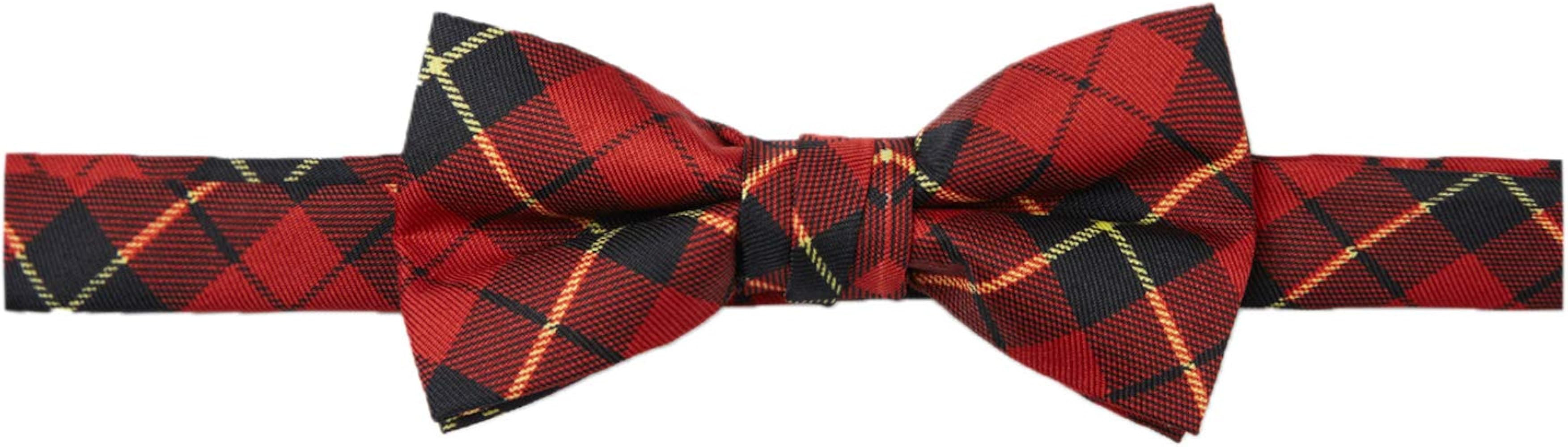 Jacob Alexander Boys' Royal Tartans Plaid Adjustable Pre-Tied Banded Bow Tie | Amazon (US)
