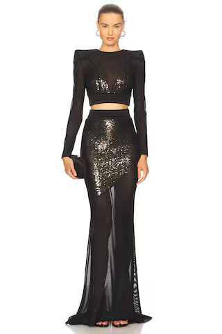 Mimicry Set in Black & Gold | Revolve Clothing (Global)