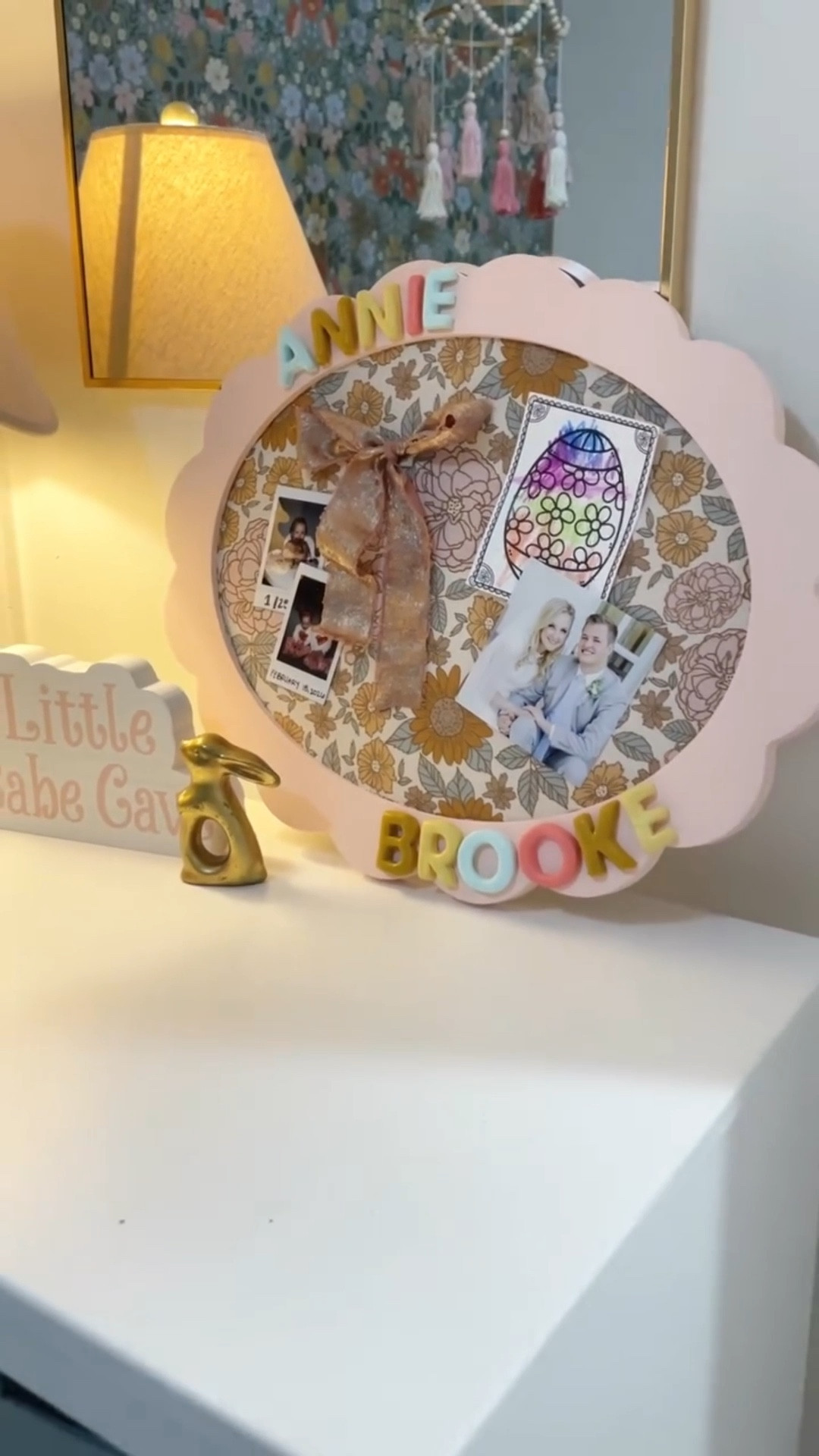 If it’s got scallops you know I have to get it 🤷‍♀️🤷‍♀️🤷‍♀️💕 a scalloped Bulliten board pin board featuring diy clay bubble letters! 

#diydecor #girlsroominspo #craftymom

#LTKmomlife #LTKHome #LTKKids