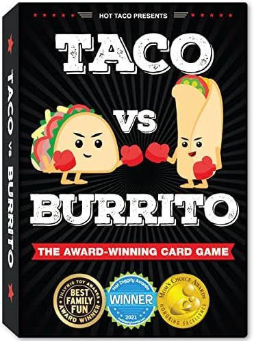 Taco vs Burrito - The Wildly Popular Surprisingly Strategic Card Game Created by a 7 Year Old - A... | Amazon (CA)