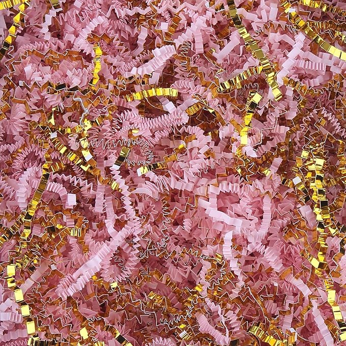 Crinkle Cut Paper Shred Filler 8 oz (1/2 lb) Gift Wrapping & Gift Basket Filler for Christmas, Ha... | Amazon (US)