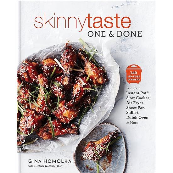 The Skinnytaste Air Fryer Cookbook: The 75 Best Healthy Recipes for Your Air Fryer



Hardcover ... | Amazon (US)