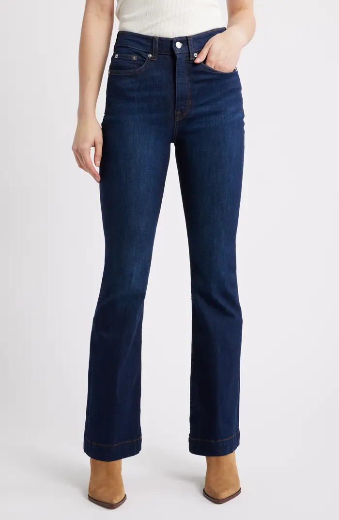 SPANX® SPANXsculpt™ ReDefine High Waist Flare Leg Jeans | Nordstrom | Nordstrom