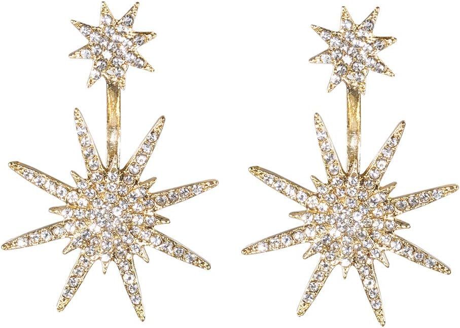 Earrings for Women- Big Star Earrings - Crystal Star Dangle Drop Earrings, Ideal Gift for Mother,... | Amazon (US)