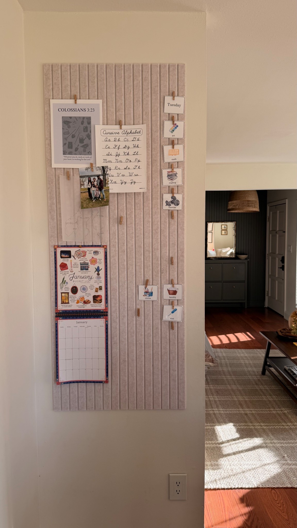 Homeschool Room; Homeschool Organization; Bulletin Board; Vision Board; Workstation; Command Center

#LTKmorningroutine #LTKKids #LTKmomlife