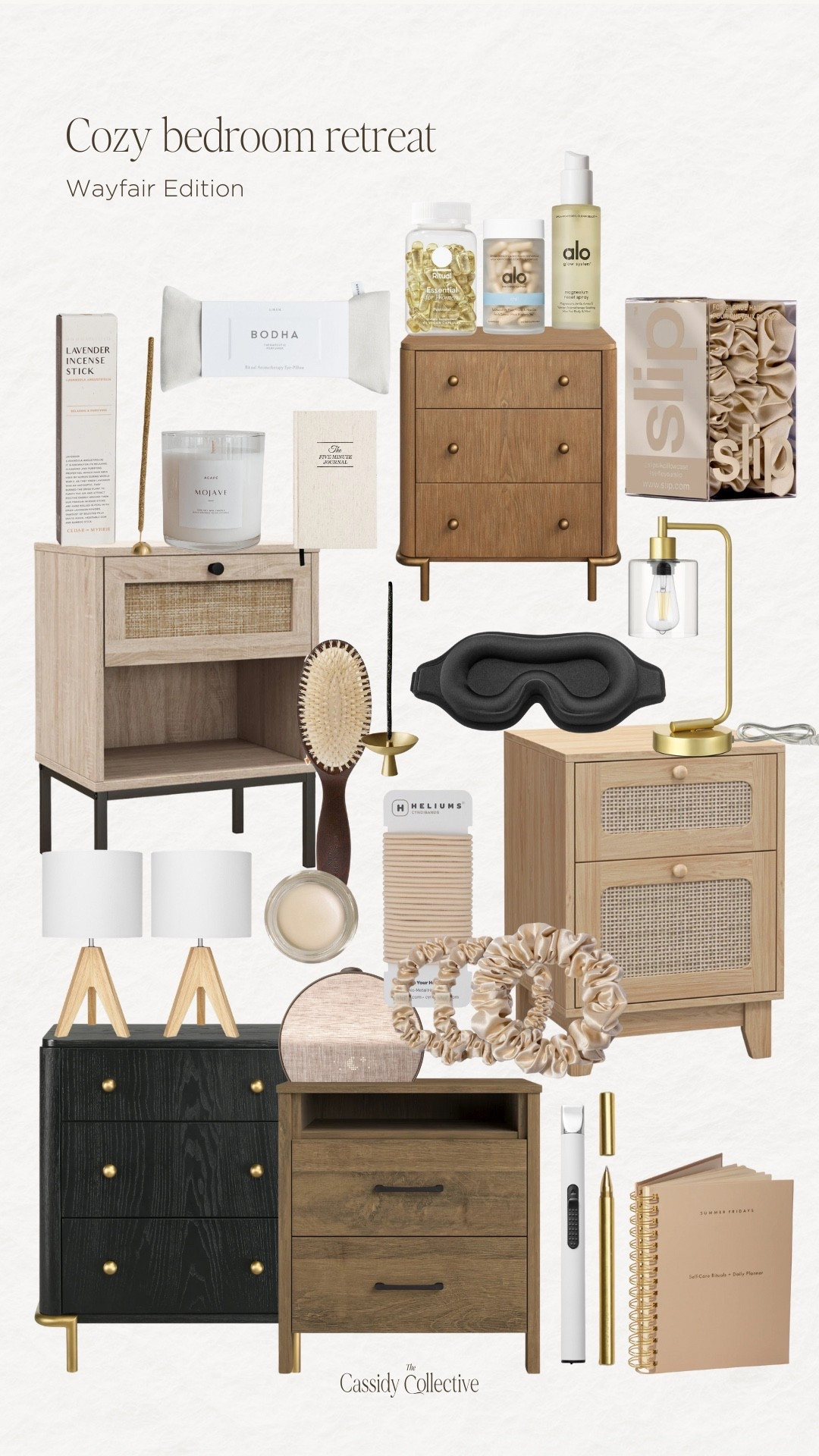 Bedside Table & Accessories

Wayfair 
Wayfair Home 
Bedside Table 
Nighttime Routine


#LTKHome #LTKStyleTip #LTKBeauty