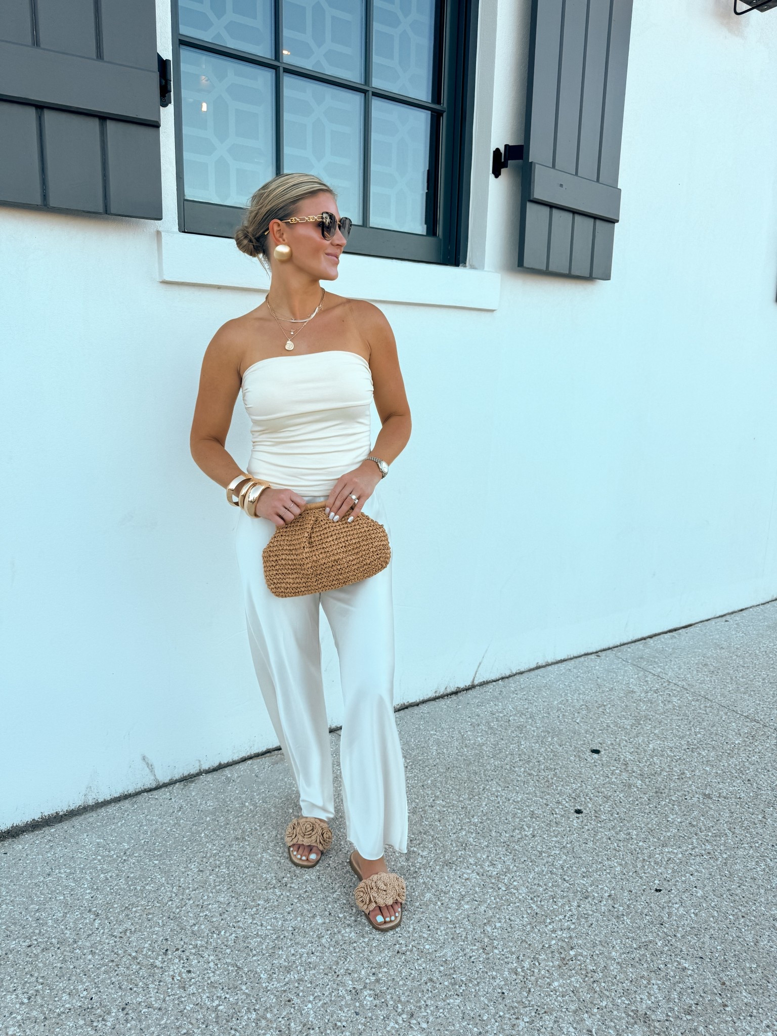 Vacation outfit / date night look / silk pants / beach look / resort outfit / resort wear

#LTKStyleTip #LTKTravel #LTKFindsUnder100