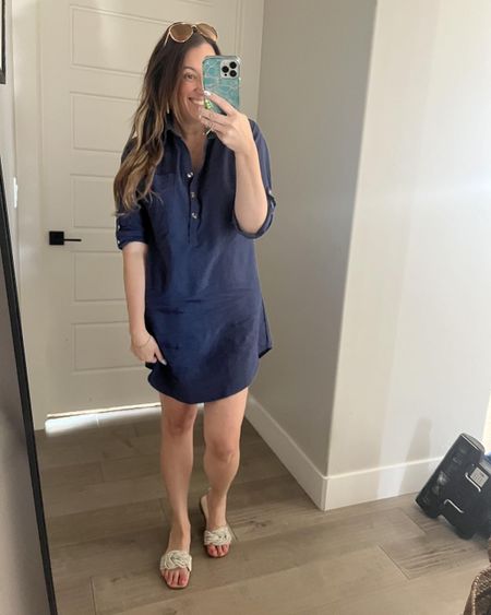 Say ‘Hi!’ 👋 this cute shirt dress is on a limited time steal! I love how casual but put together it looks. You can dress it up for work, church or just everyday errands. 

#dressoftheday #over40style #over40fashion #over40blogger #amazonmusthaves #amazonfinds #amazonfashion #amazondeals #AmazonDealsOfTheDay #amazonfinds2024 #outfitinspiration #outfitideas #outfitoftheday #outfitinspo #ootd #casualstyle #casualoutfit #casuallook #casualdresses #casualfashion

#LTKworkwear #LTKmidsize #LTKfindsunder50