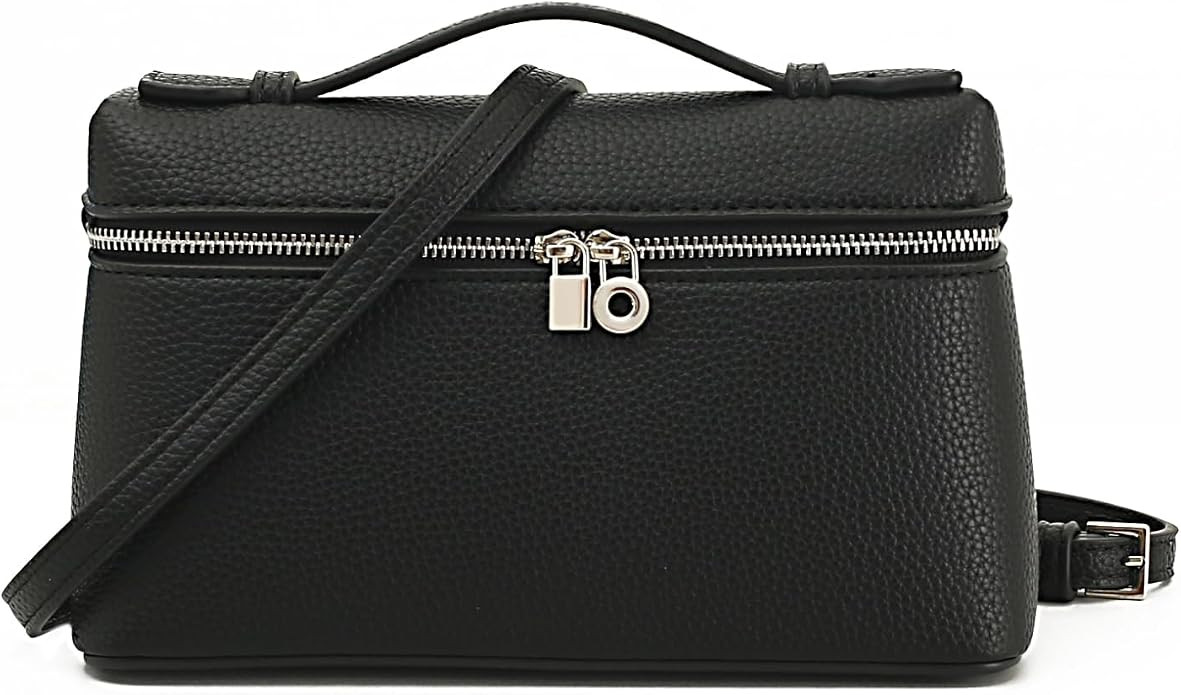 Crossbody Bags for Women – Small Designer Top Handle Shoulder Bag with Adjustable Strap, Pebble... | Amazon (US)