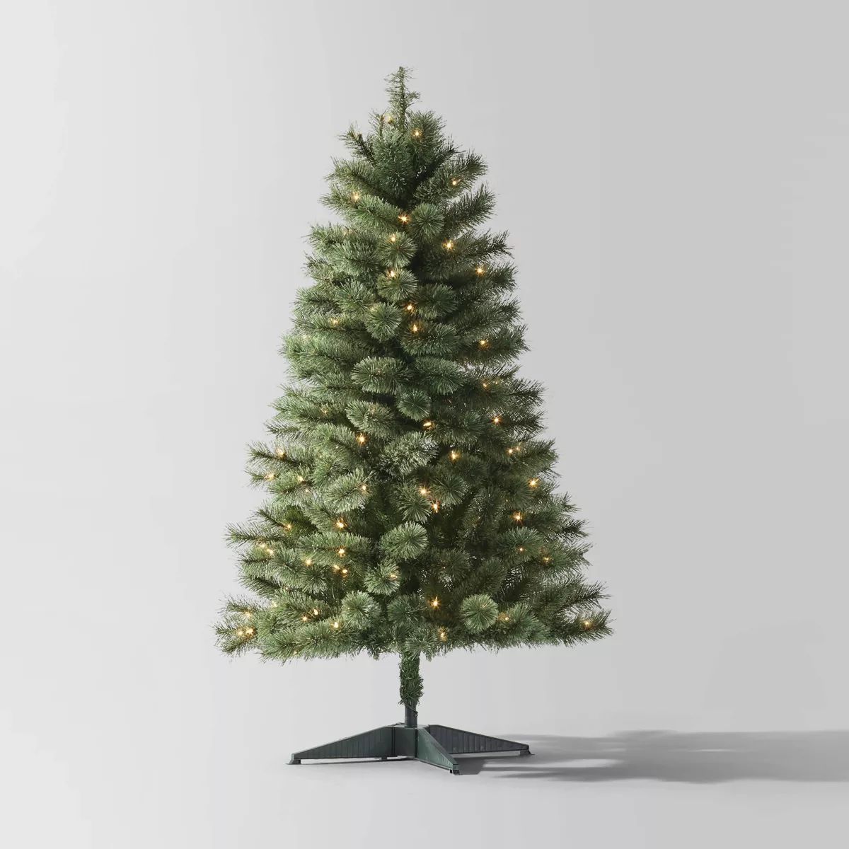 4.5' Pre-lit Virginia Pine Artificial Christmas Tree Clear Lights - Wondershop™ | Target