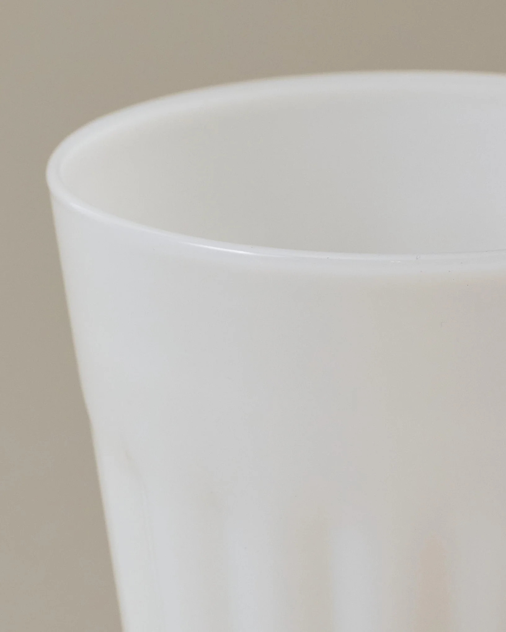 White Milk Glass Tumbler | Magnolia