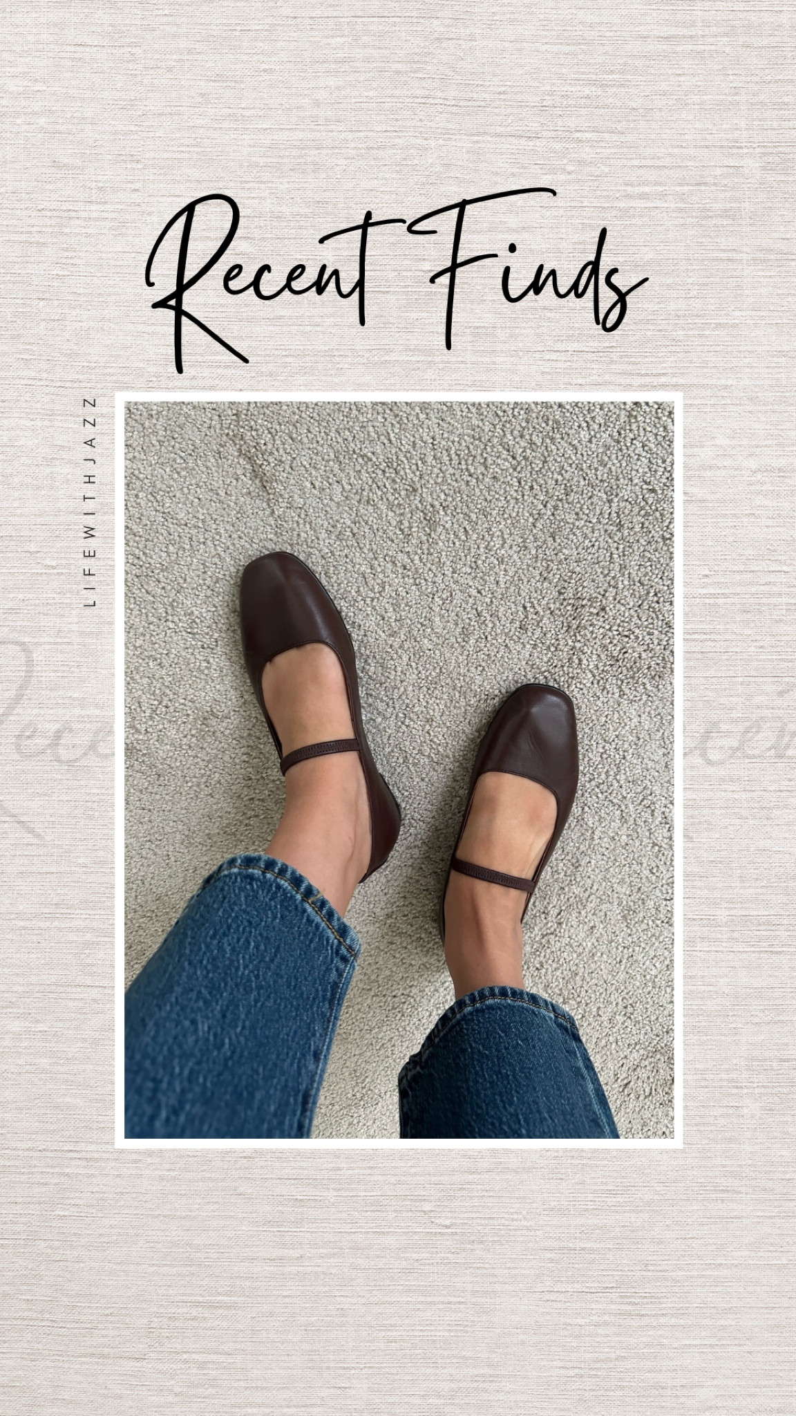 Recent finds: Madewell Greta flats 

• available in several colors + patterns 
• comfy, run a bit narrow 

Ballet flats / chocolate brown / dainty / feminine 

#LTKShoeCrush #LTKSeasonal