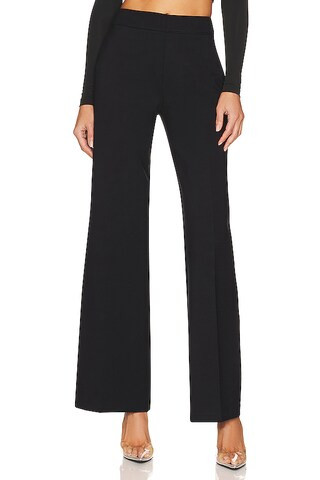 The Essential Pants High Waist Straight Leg Pant in Obsidian | Revolve Clothing (Global)