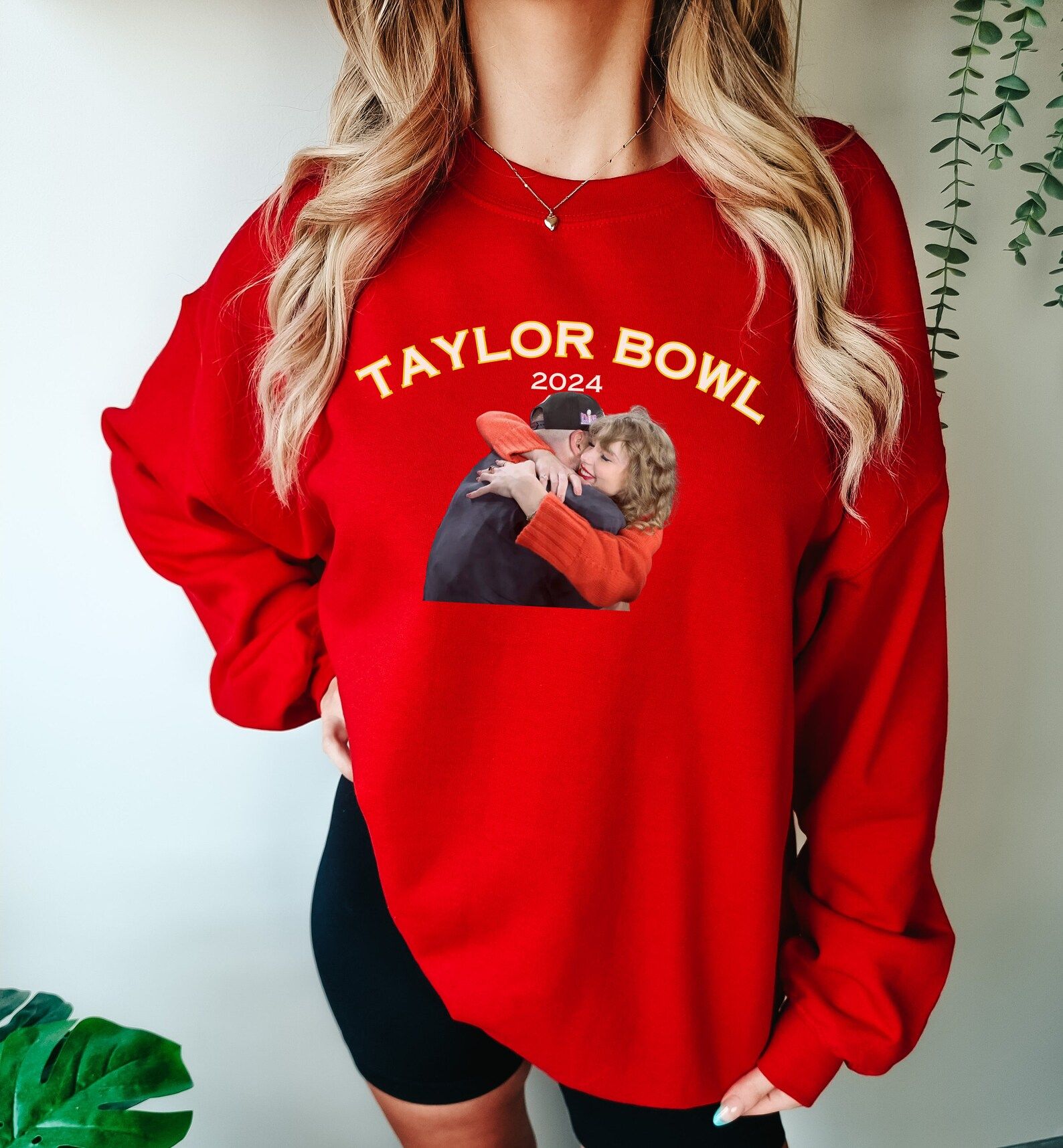 Swift Kelce Unisex Crewneck Sweatshirt Gift for Mom, in Taylor We Trust, in Travis Chiefs We Trus... | Etsy (US)