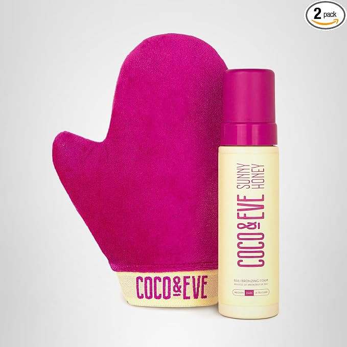 Coco & Eve Self Tanner Foam Kit - (Ultra Dark) Streak-Free Sunless Tanning Mousse, Tropically Sce... | Amazon (US)