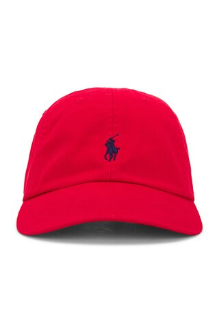 Polo Ralph Lauren Chino Cap in RL 2000 Red in Rl 2000 Red & Blue - Red. Size all. | FWRD 
