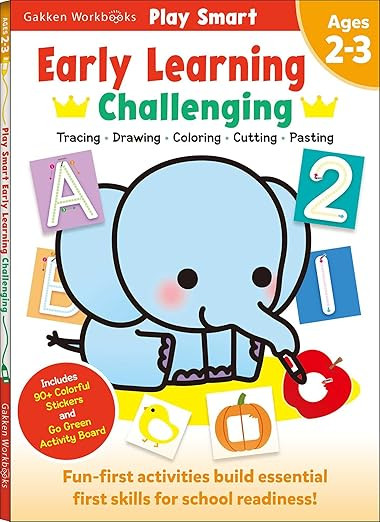 Play Smart Early Learning Challenging: Age2-3     Paperback – May 17, 2022 | Amazon (US)