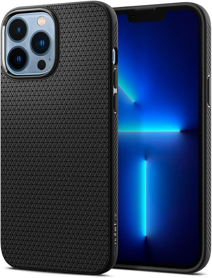 Spigen Liquid Air Armor Designed for iPhone 13 Pro Max Case (2021) - Matte Black | Amazon (US)
