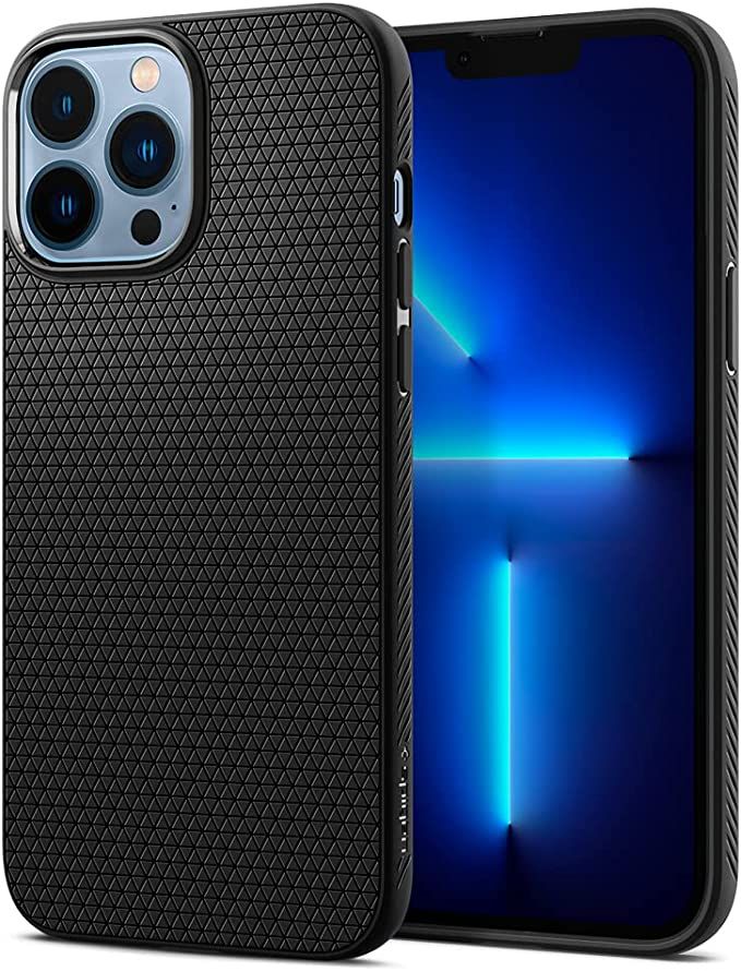 Spigen Liquid Air Armor Designed for iPhone 13 Pro Max Case (2021) - Matte Black | Amazon (US)