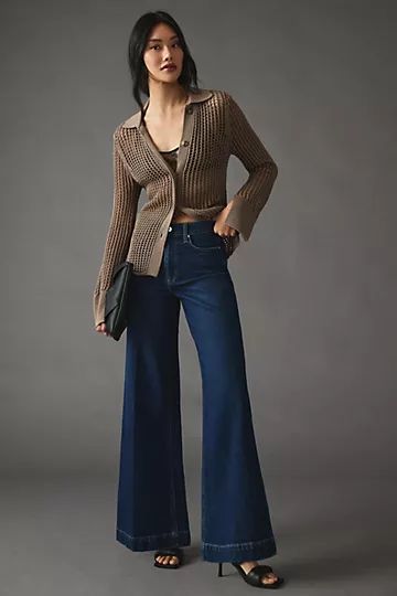 Paige Harper High-Rise Wide-Leg Jeans | Anthropologie (US)
