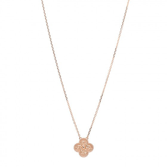 VAN CLEEF & ARPELS

18K Rose Gold Vintage Alhambra Pendant Necklace | Fashionphile