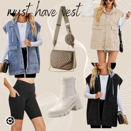 Must have fashion, oversized vest, jean vest, spring fashion, summer style, amazon fashion 

#LTKmidsize #LTKstyletip #LTKplussize